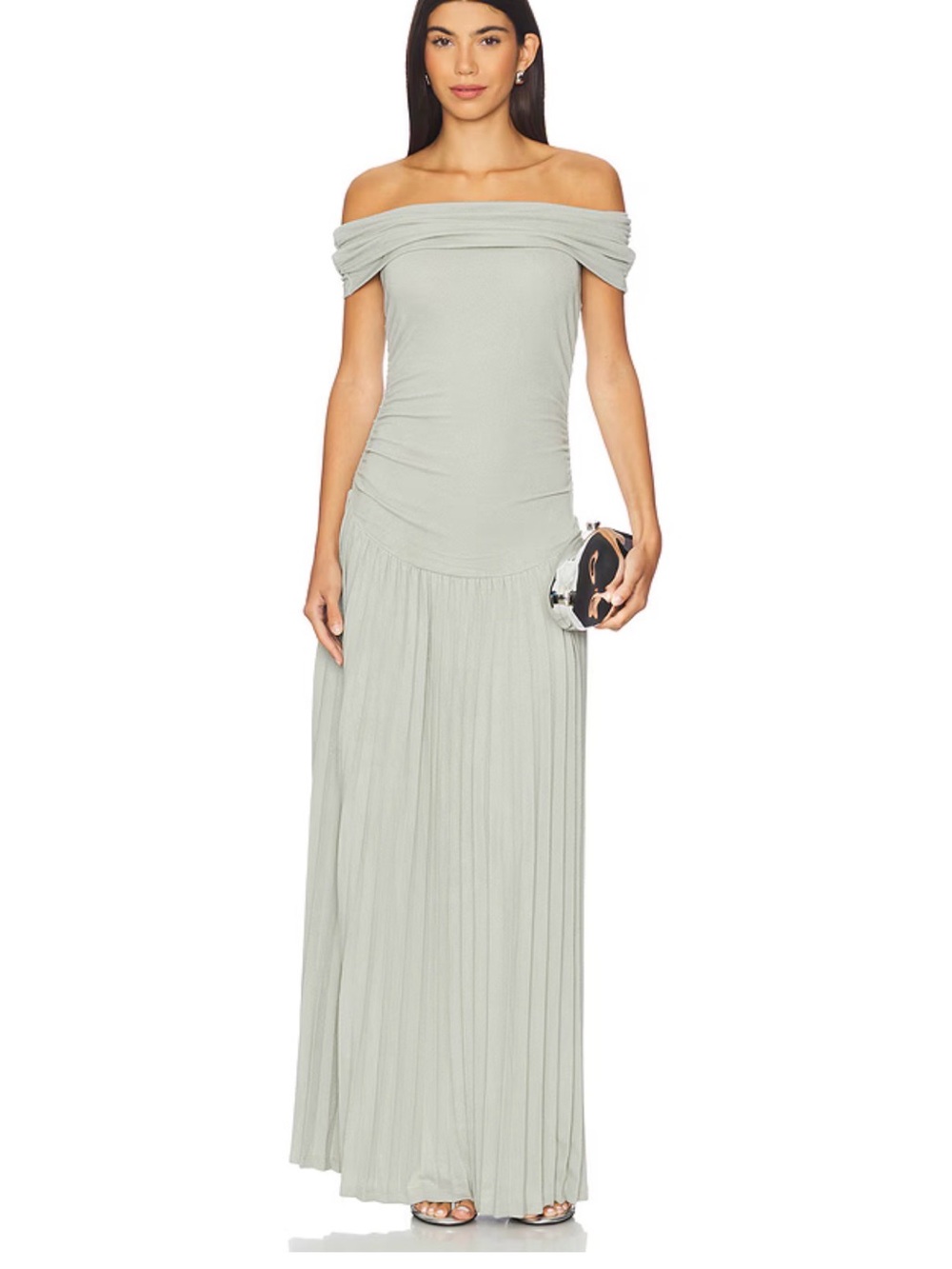Lioness field of dreams maxi dress in light sage